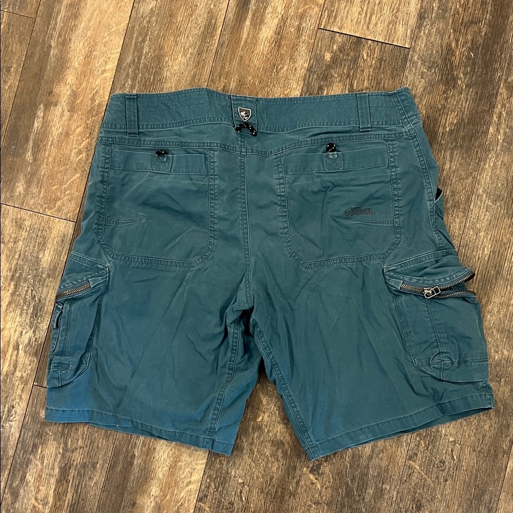 Kuhl Men's Teal Cargo Shorts - Picture 8 of 12